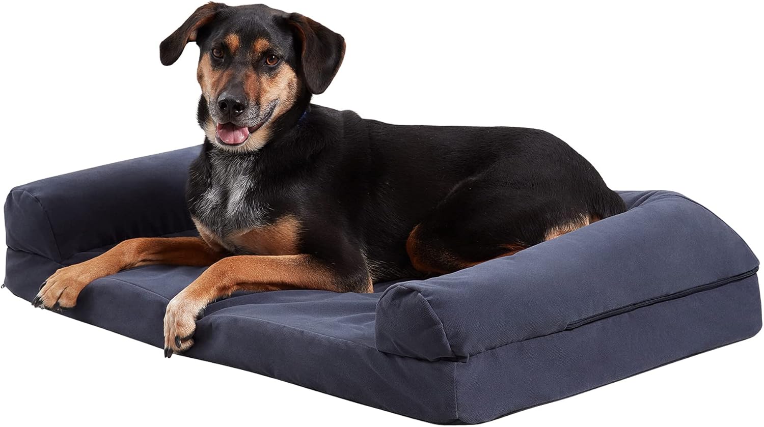 Happy Hounds Luna Sofa Dog Bed, Denim, Large (36" x 24")