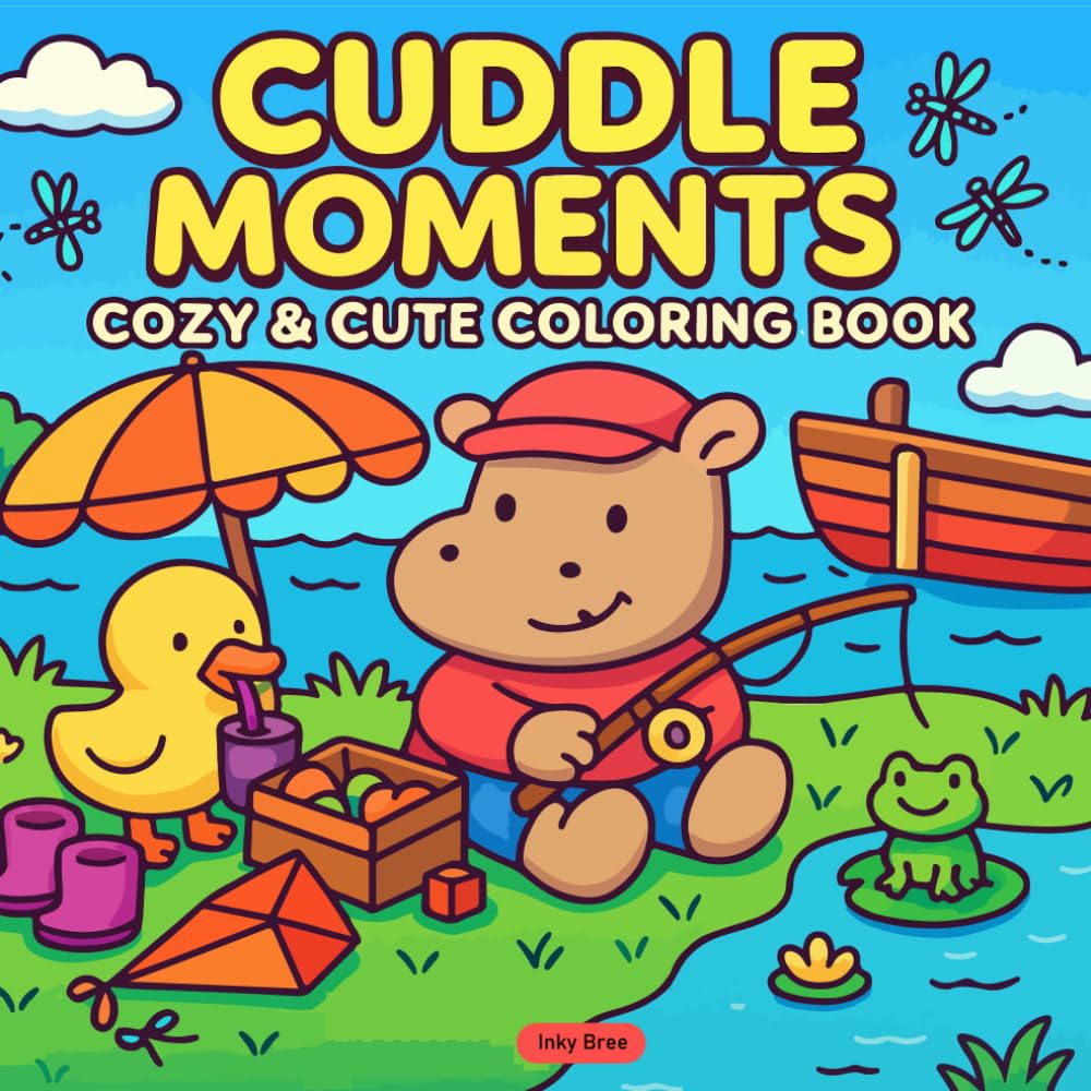 Cuddle Moments: Cozy & Cute Coloring Book