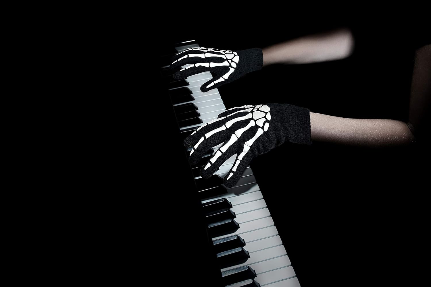 Miniatura 5 de Skeleton Gloves with Touchscreen and Warm for Halloween Cosplay Party and Daily Wears for Adults and Kids 2 Pairs