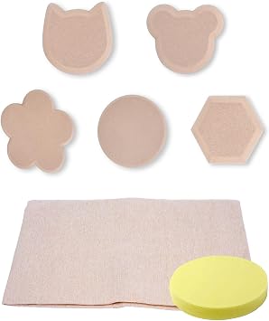 eZAKKA Pottery Molds for Clay Slump for Pottery Ceramic Plate Tools for Handbuilding Dish Plate, 5 Shapes