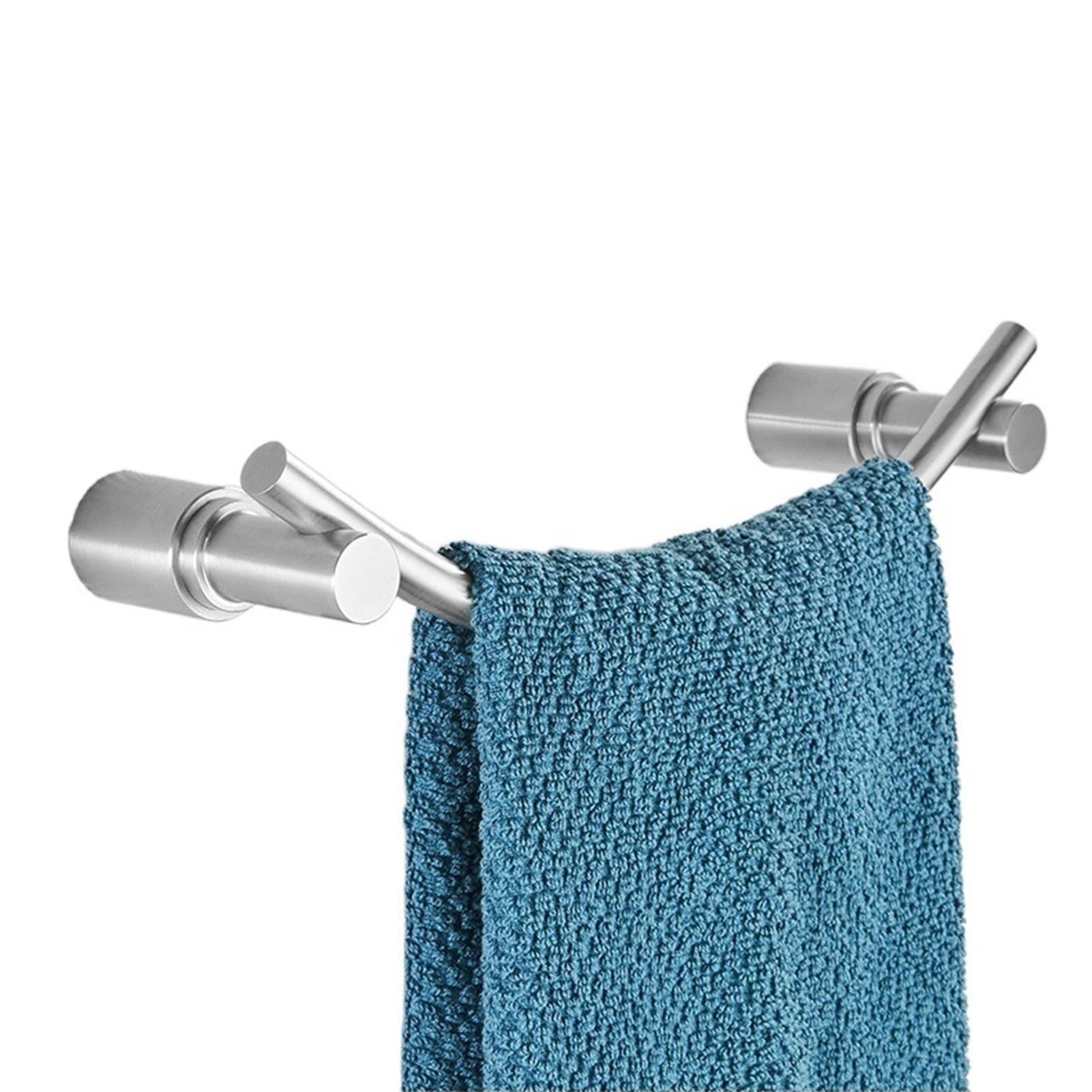 Toallero Individual para Ducha de Baño, Toallero de Acero Inoxidable, Toallero Montado en la Pared para Baño O Cocina, Toallero de Mano para Baño