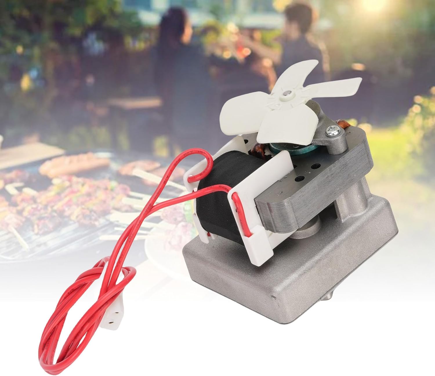 Auger Motor Replacement Parts, 1.6 RPM 2 Poles Universal Barbecue Auger Drive Motor for Pit Traeger and More