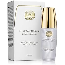 Kedma – Siero Minerale Anti-Età – Idratante e Rivitalizzante per la Pelle – Con Minerali del Mar Morto, Vitamine A, C, E – Per un Incarnato Luminoso – 30ml