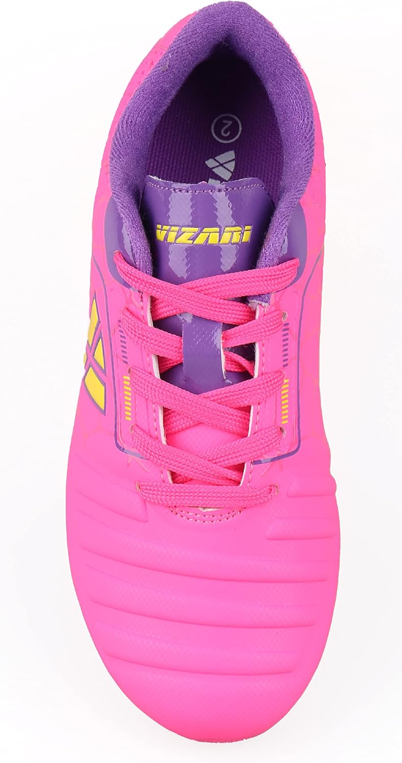 Vizari USA Soccer Cleats Boys, Girls - FG Firm Ground Football Shoes for Toddlers/Little/Big Kids - Youth Football Cleats - Comfort & Excellent Traction