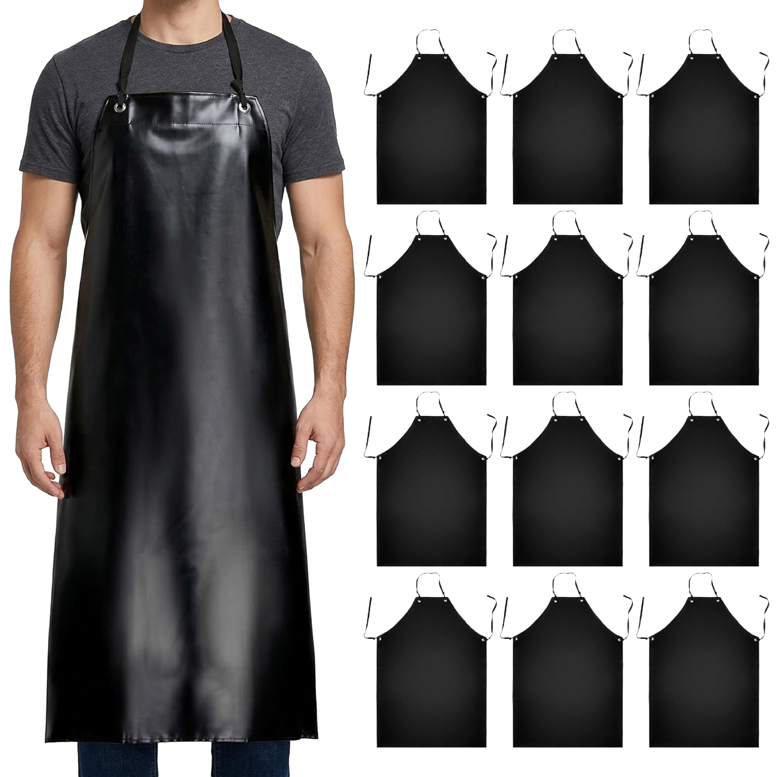Xpose Safety Heavy Duty Vinyl Apron - Industrial Grade Waterproof Material For Ultimate Protection, Lab Work
