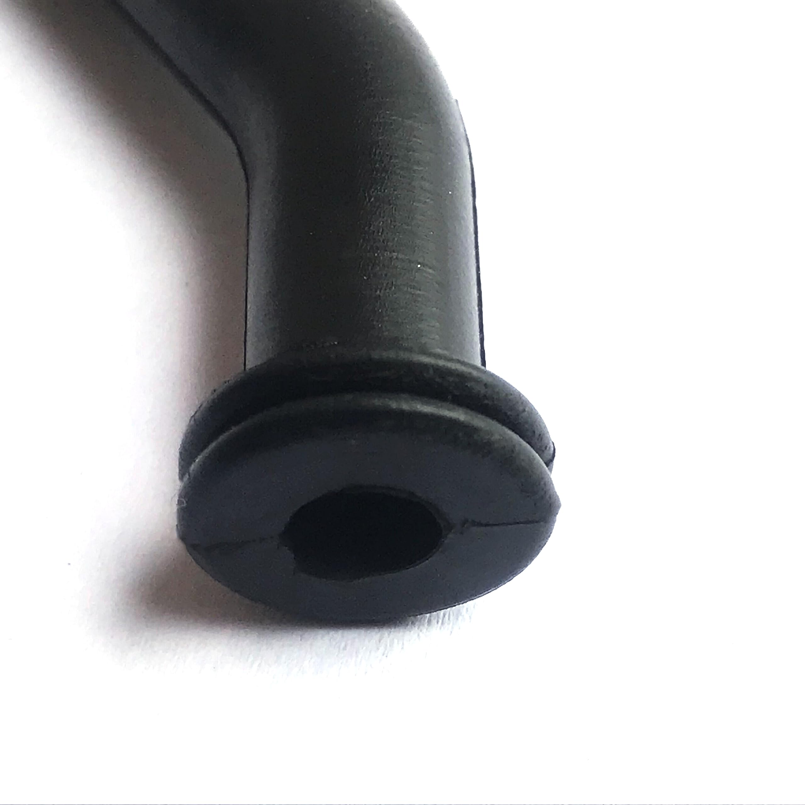 2pcs 596163 Rubber Vacuum Hoses With 2pcs Hoops, 3 Inch Vacuum Hose Replacement For Briggs And Stratton Fuel Pump Vacuum Tube For John Deere Small Gasoline Engines Part(Black