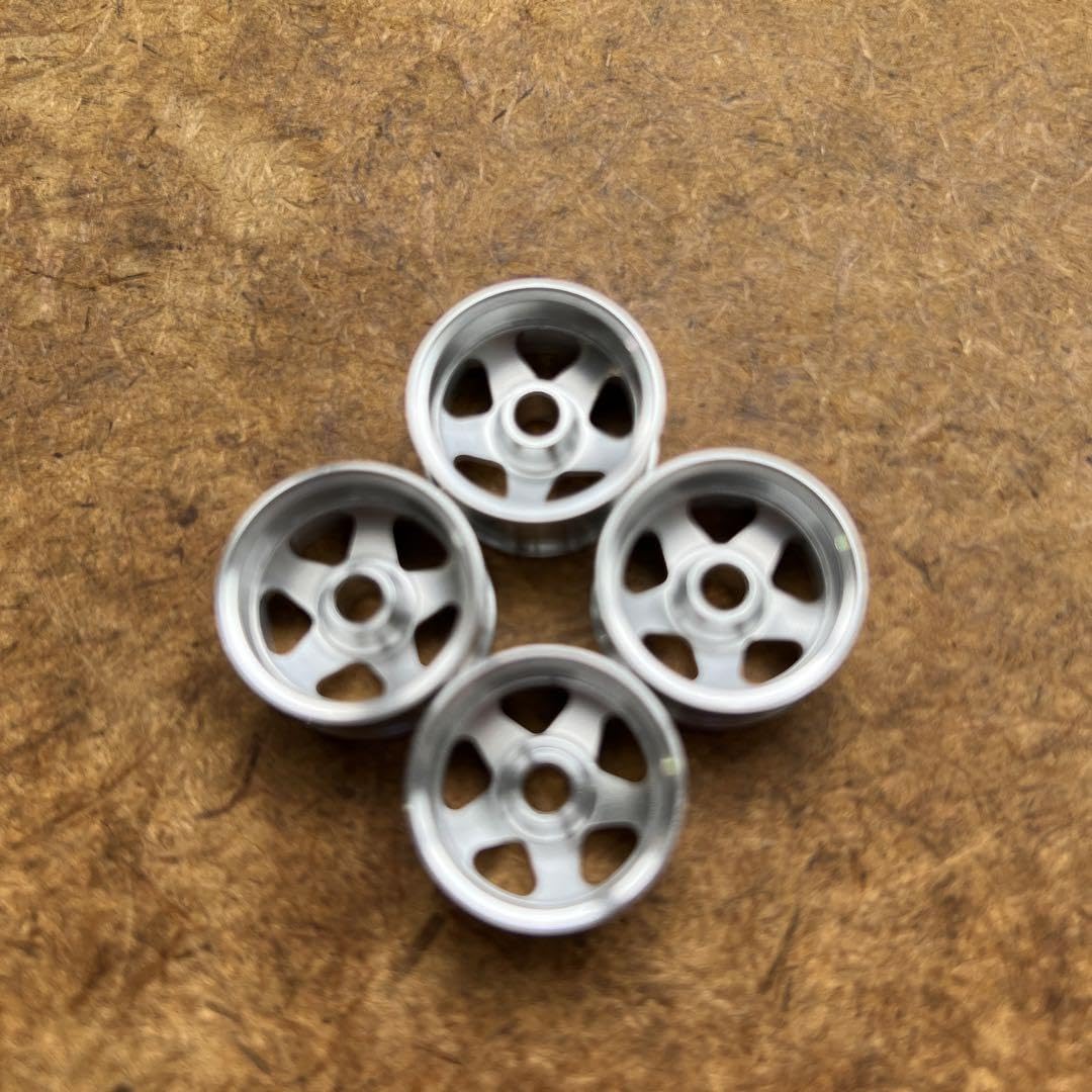 ミニ四駆 アルミホイール 3D CNC加工品 コーンケイブ 逆反り