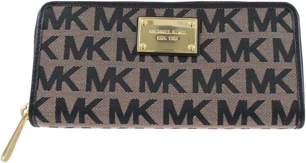MICHAEL Michael Kors MK Logo Zip-Around Continental Wallet