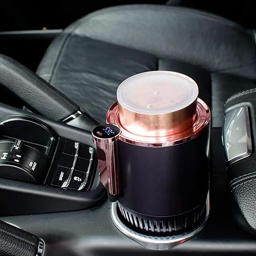 Miniatura 6 de Calentador inteligente para automóvil y tazas más frías, taza de control de temperatura, portavasos de automóvil  Copas de calentamiento térmico
