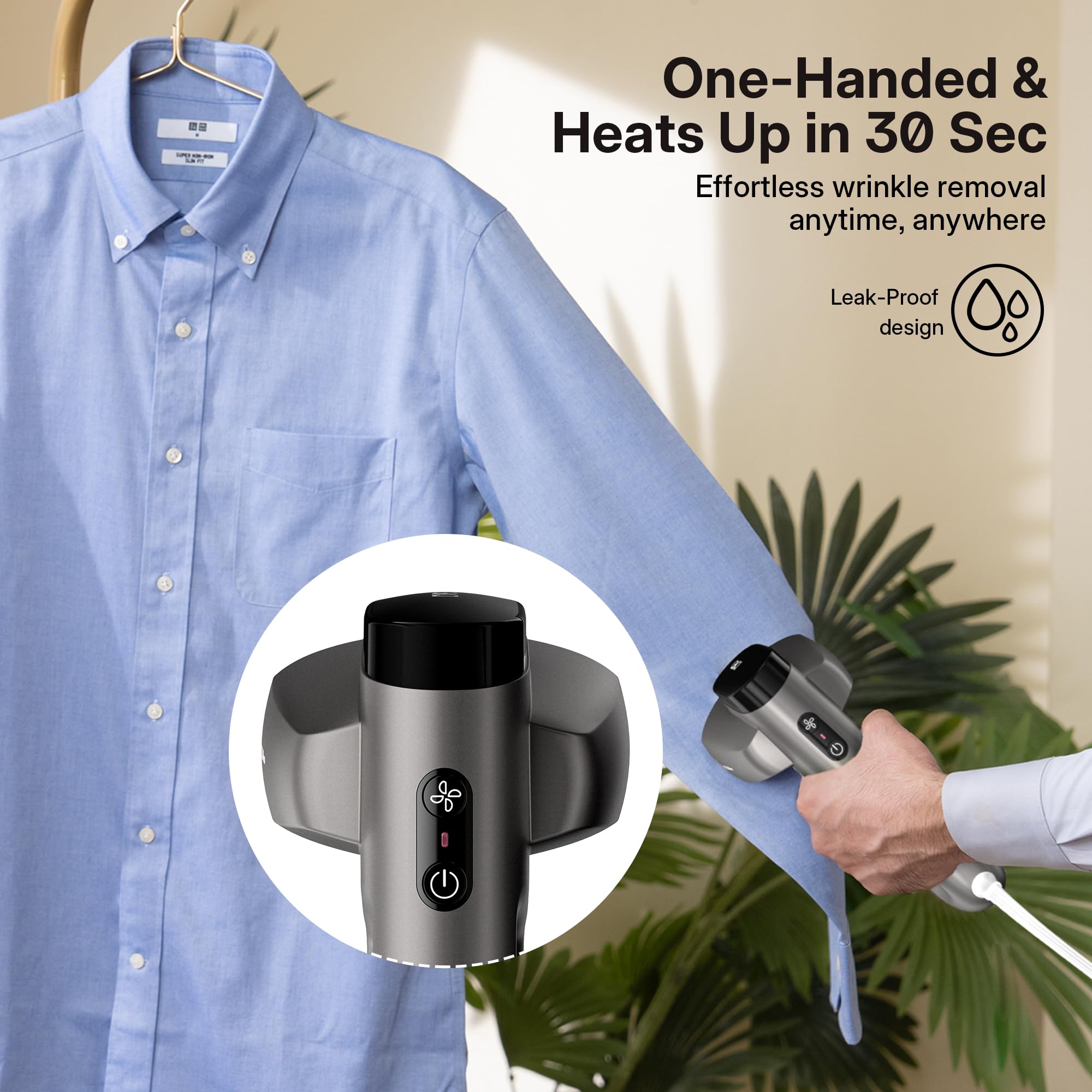 GKJ Steamer: Portable Wrinkle Removal - FREE SHIPPING -2