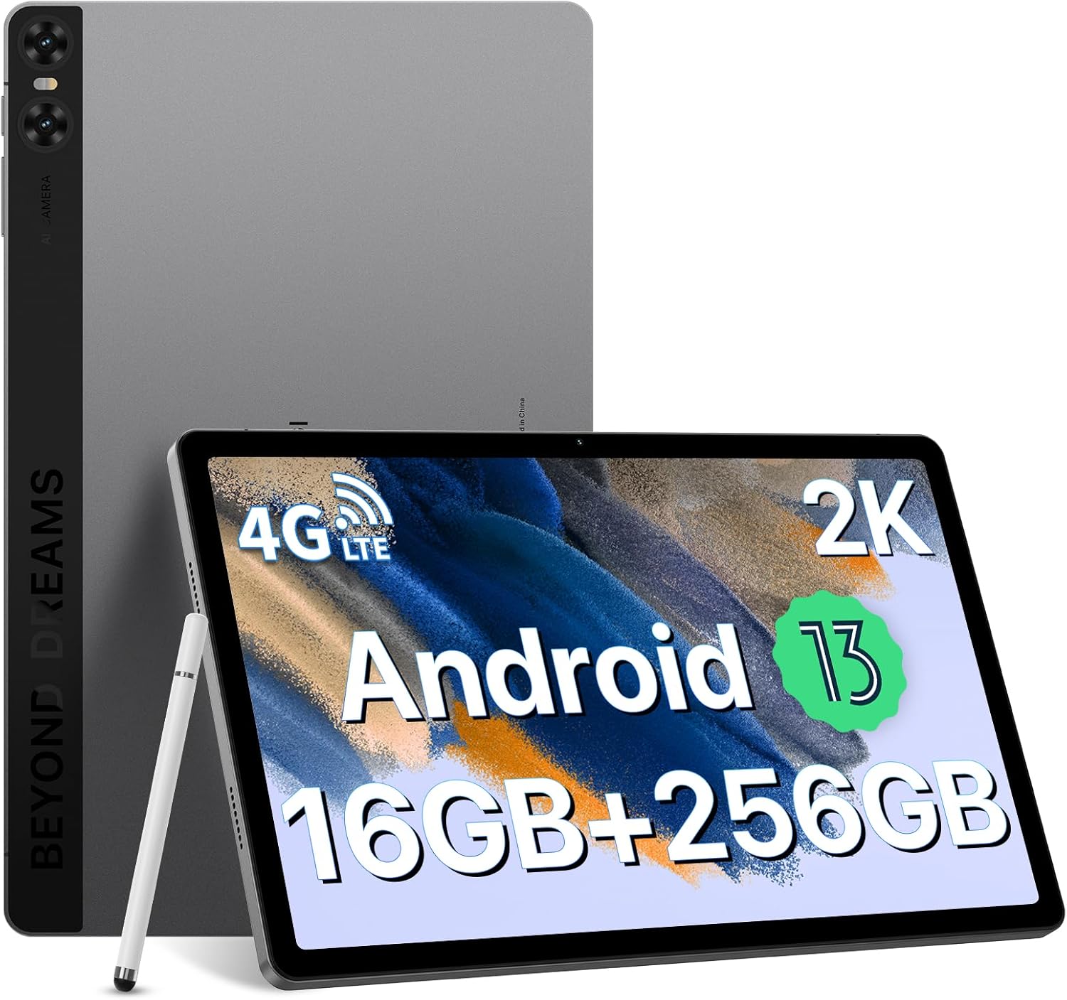 UMIDIGI A15 TAB Tablets, 11 inch Android Tablet with Dual SIM 4G LTE, 16GB RAM 256GB ROM (1TB Expand), Cellular and WiFi, 7500mAh 20W Fast Charge, Octa-Core Gaming Tablet, Stylus Pen, 13MP Camera