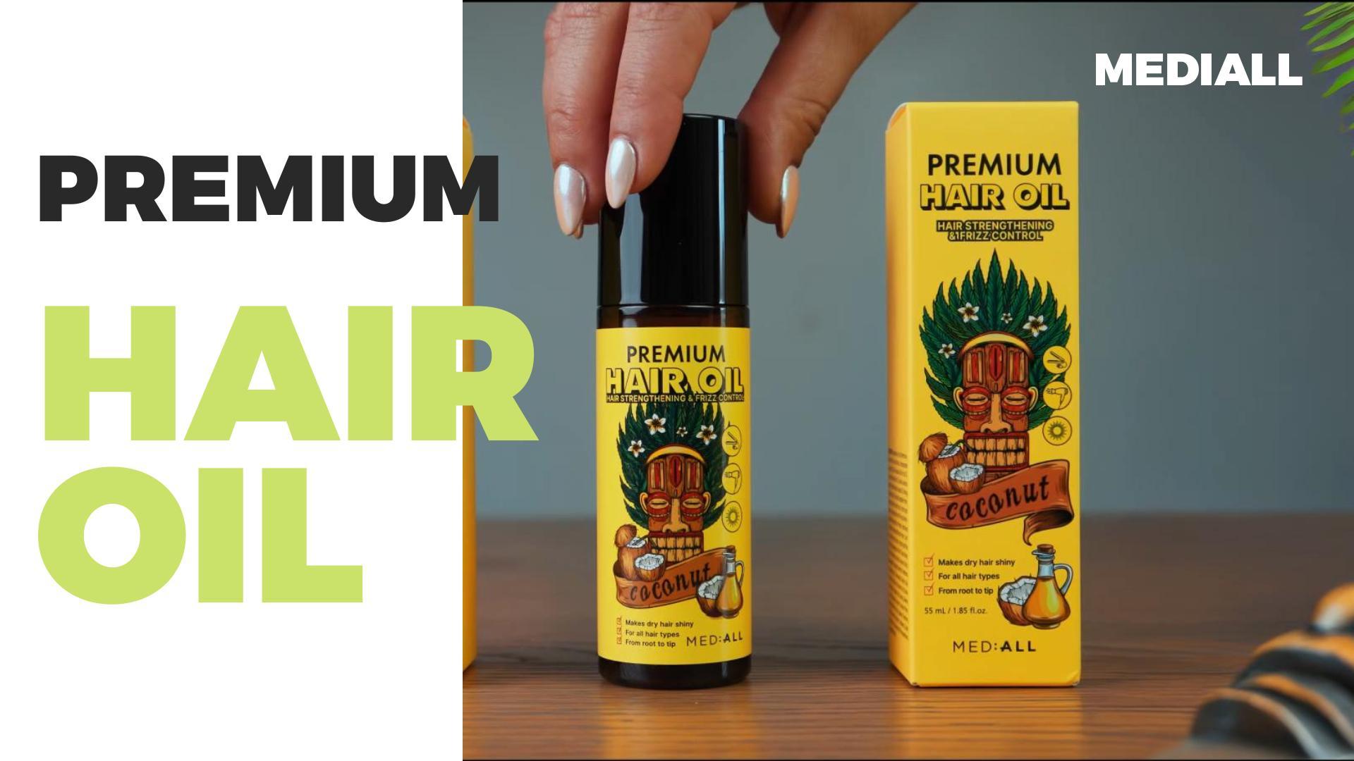 Amazon.com: MED:-ALL MEDIALL Premium Hair Oil for Frizzy & Damaged