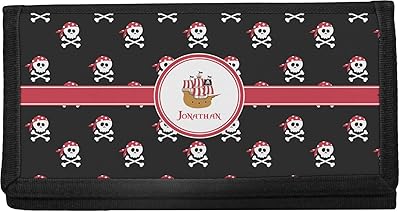 Pirate Canvas Checkbook Cover (Personalized)