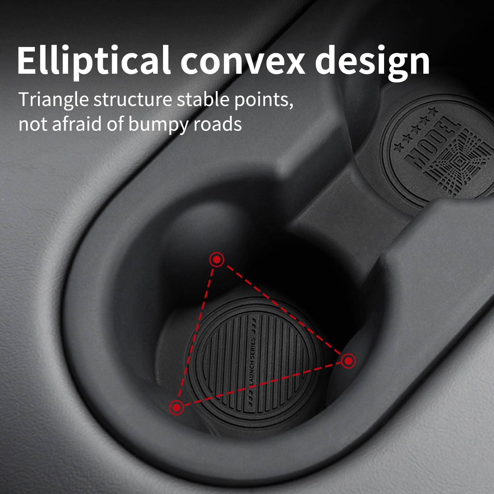 Amazon | シリコーン製リアウォーターカップホルダー。TeslaモデルY 