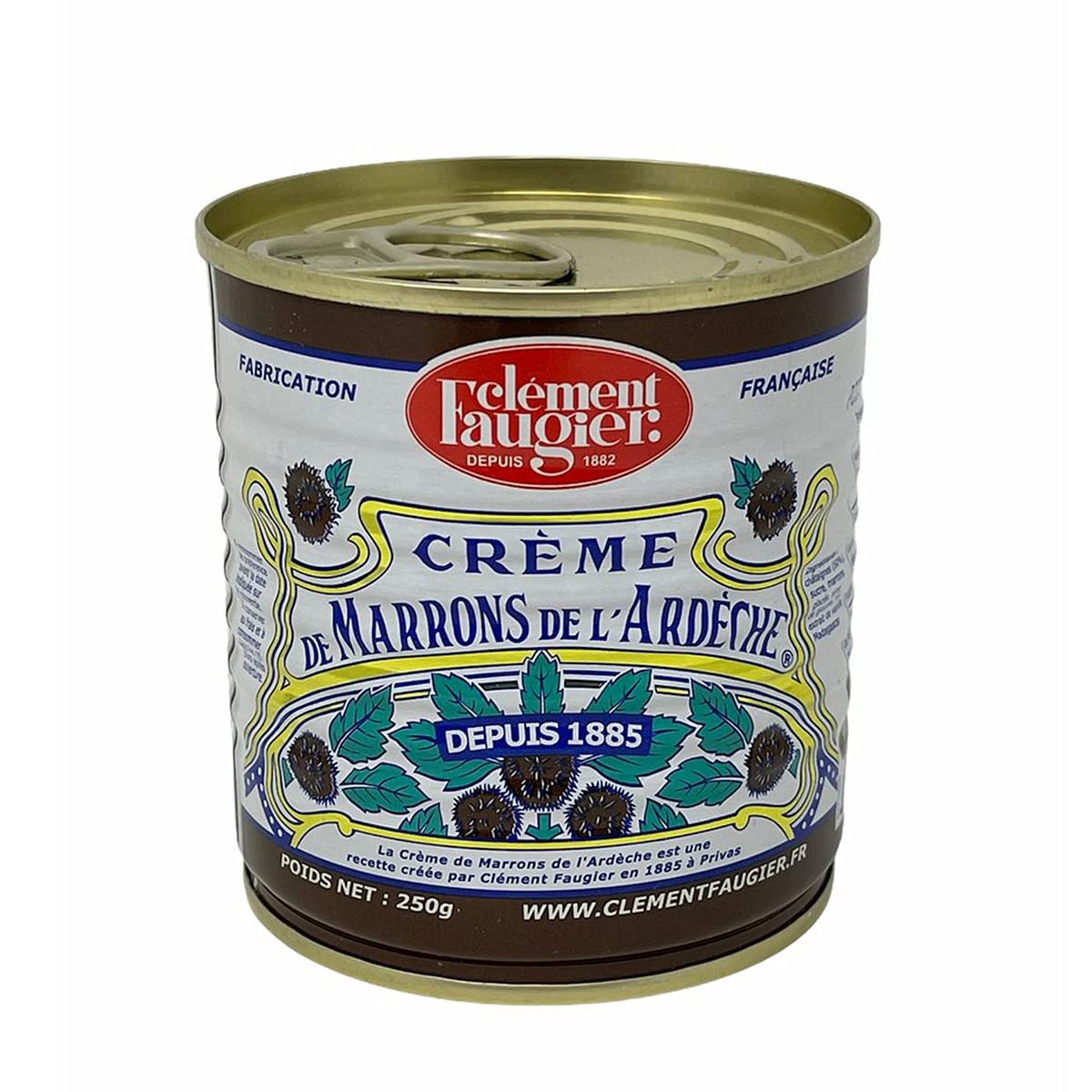 Clement Faugier Die originale Maronencreme mit Vanille aus Frankreich 250 Gramm, Menge:12 Stck.