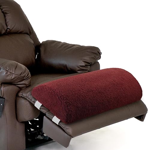 Wesiti Cojín de almohada reclinable para pies de alta resistencia, de espuma viscoelástica, de sherpa, para reposo para dormir, multiuso, de medio