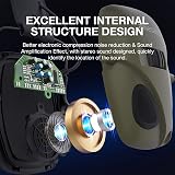 awesafe Casque de tir antibruit électronique GF01 Réduction du Bruit Maximisation du Son Sécurité Electronique Casque antibruit, Protection Auditive,Idéal pour Le Tir et la Chasse(Vert) - 5