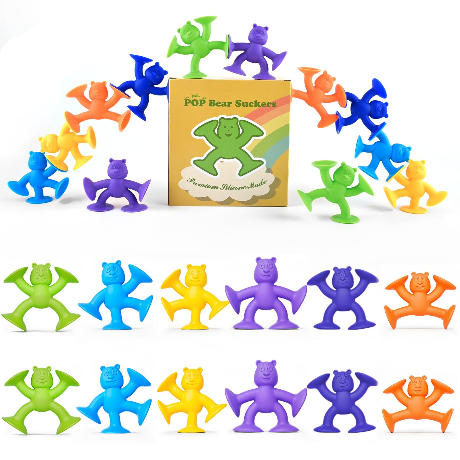 Toddler Activity Toys, 24 Pack Creative Building Toys for Kids Ages 1+
