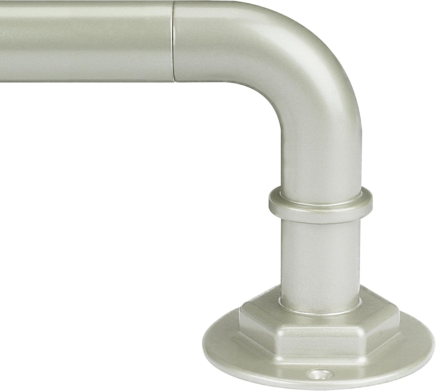 curtain rods for windows 16 to 120 inches adjustable blackout wrap around 1 inch diameter curtain rod, brushed nickel brushed nickel 16" to 120"