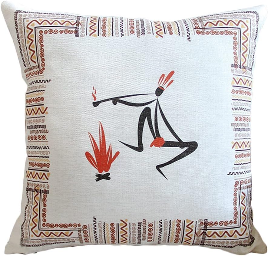 Ignite the bonfire Square Decorative Throw Pillow Case Cushion Cover
