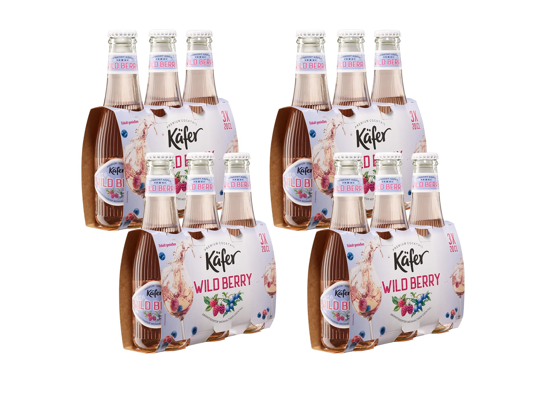 Feinkost Käfer Wild Berry 3x0,20l (Packung mit 4)
