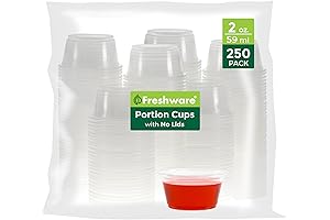 Freshware Disposable Ramekins: Essential Meal Prep and Versatile Serving Solution