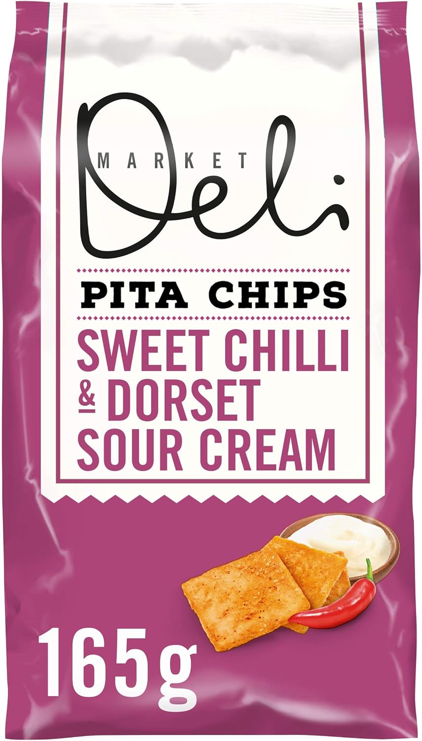 Walkers Deli Pepper and Tomato Pita Potato Chips, 165 g Amazon.co.uk