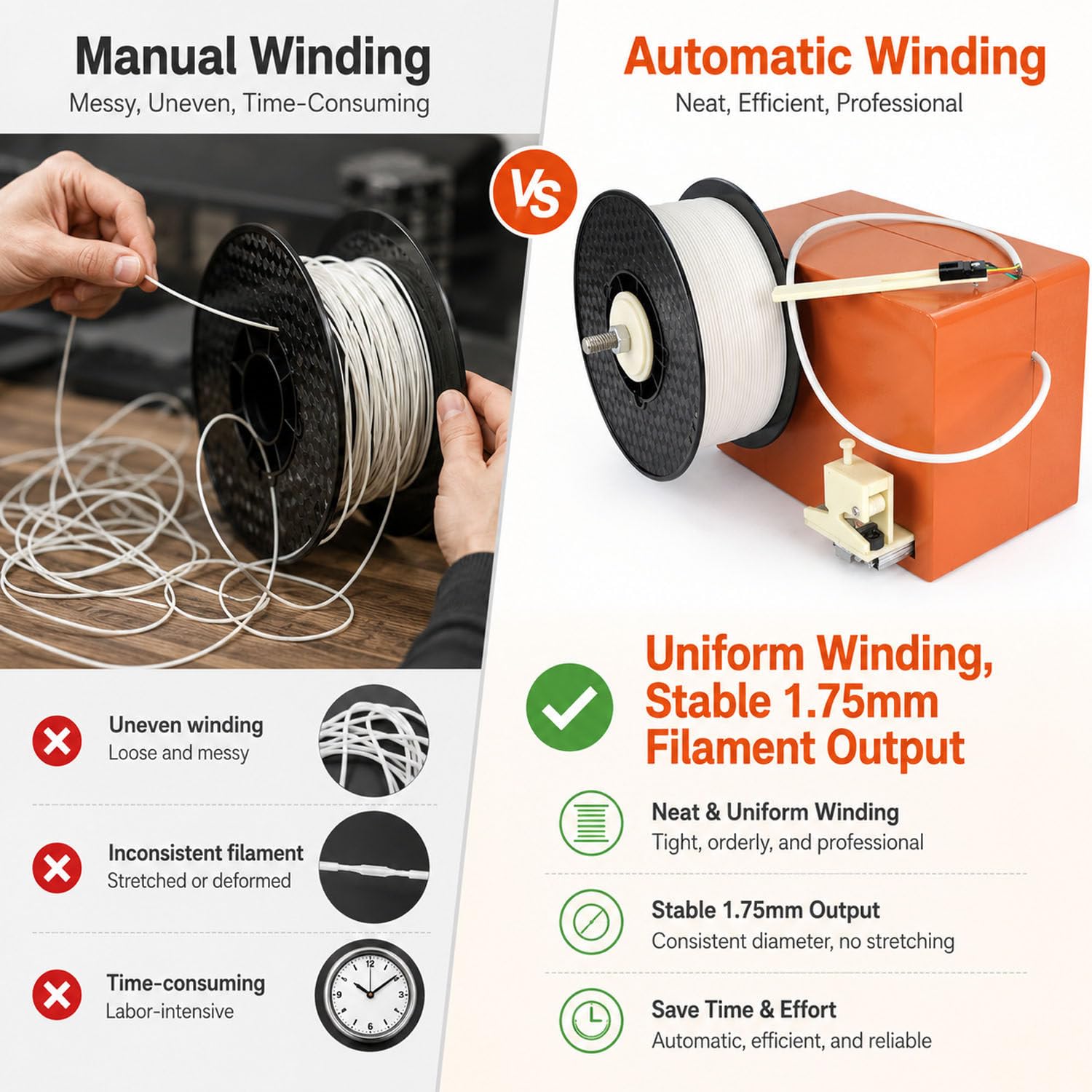 DowPie Extruder mit regelbarer Geschwindigkeit,Doppel-Düsen 1,75 mm / 3 mm FiberWinding-220v | Extruder mit regelbarer Geschwindigkeit, Doppel-Düsen, Herstellung von 1,75 mm & 3 mm Thermoplast-Filament