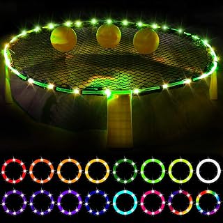 Waybelive LED Hoop Lights for Blinngoball Slammo Game, Spike Game, 16 Color Change by Yourself, Remote Control Rim LED Light Compatible with Blinngoball Game, Spike Game, Slammo Ball, Strike Ball Game