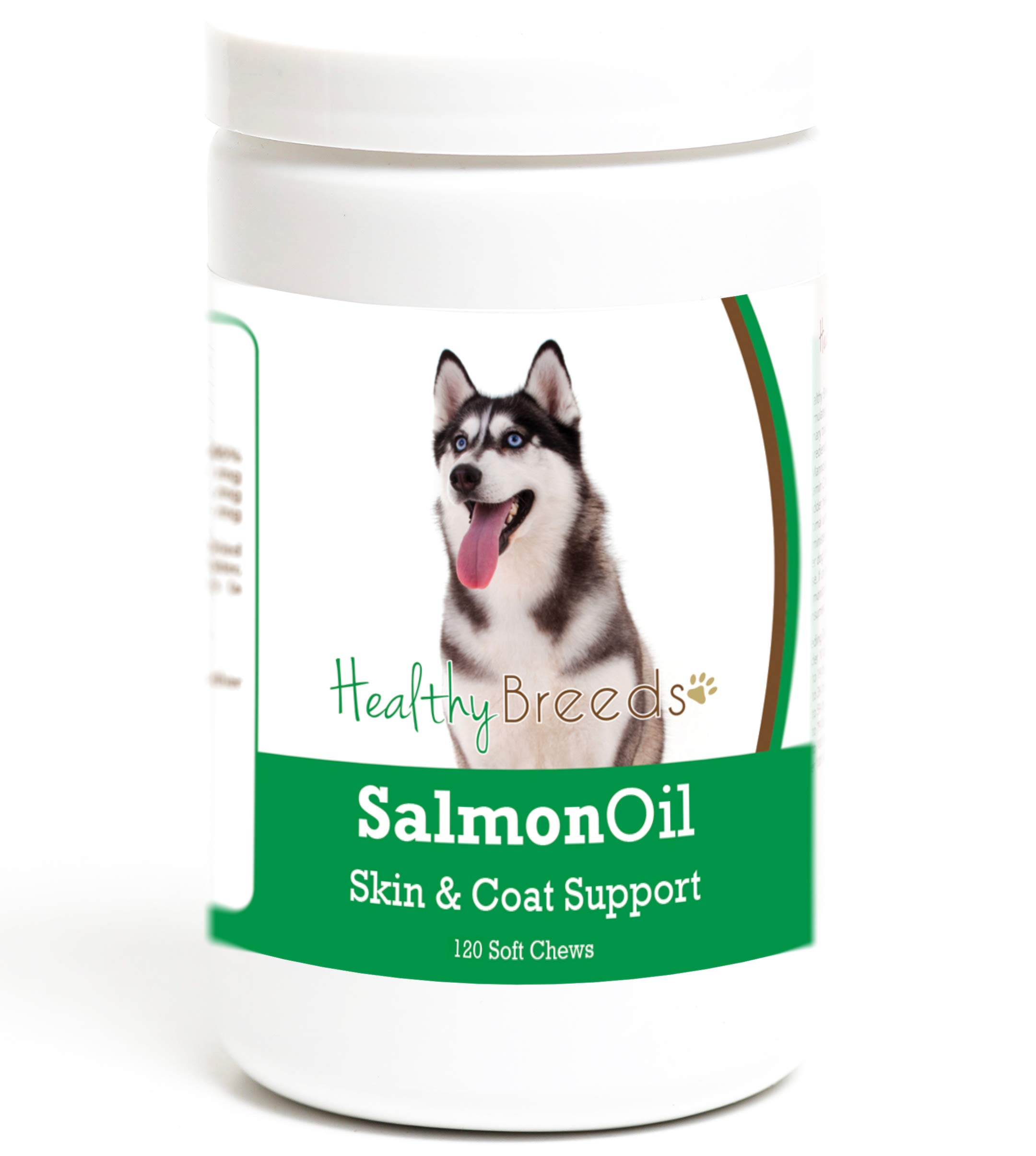 Healthy Breeds Siberian Husky Salmon Oil Soft Chews 120 Count