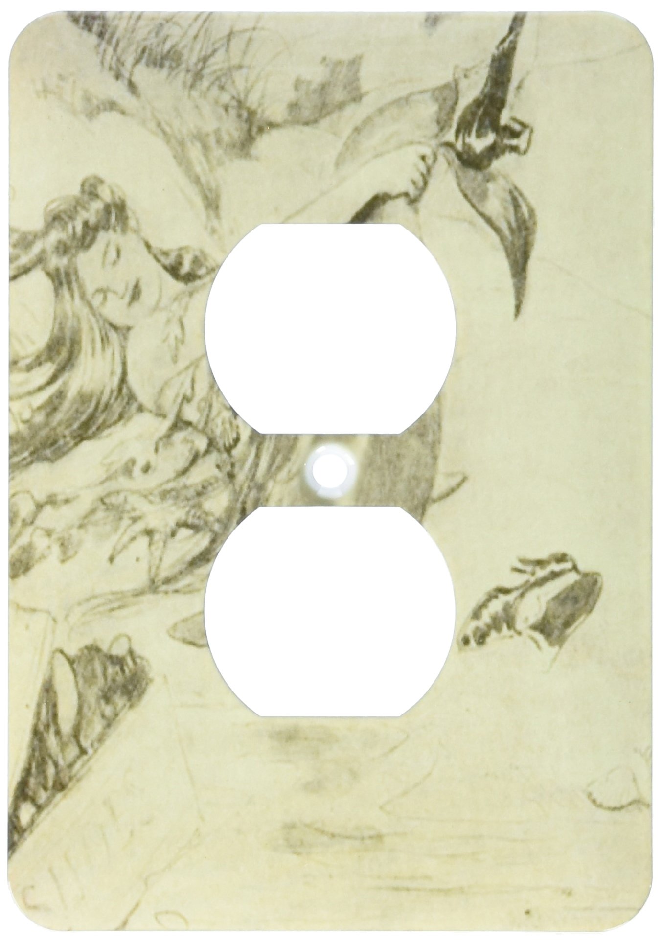 Image de sirène vintage 3dRose lsp_174226_6 pour cacher mur abîmé