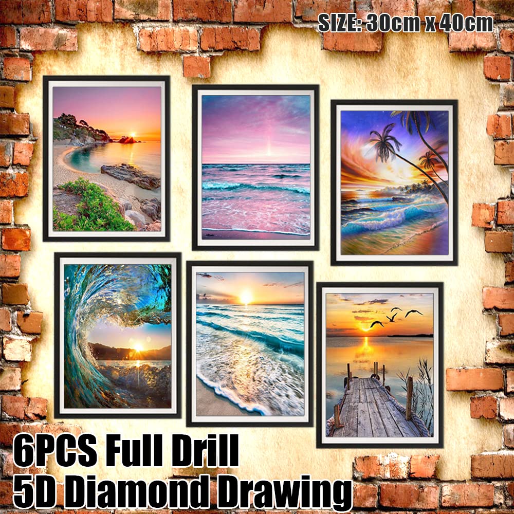 5D DIY Broderie Diamant Kit Grande Taille, Arbre Au Bord Du