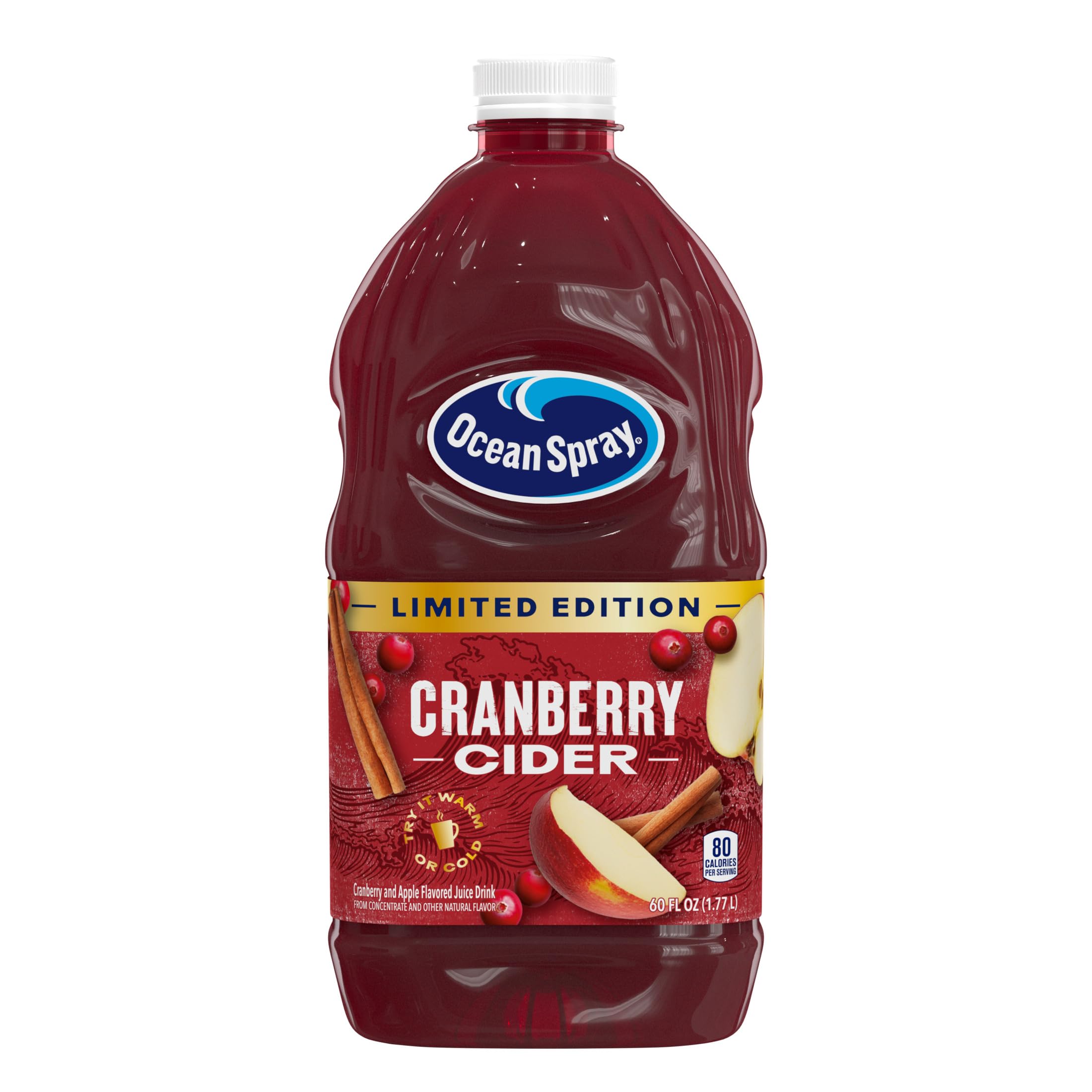 Ocean Spray® Cranberry Cider Juice Drink, 60 Fl Oz Bottle (Pack of 1)