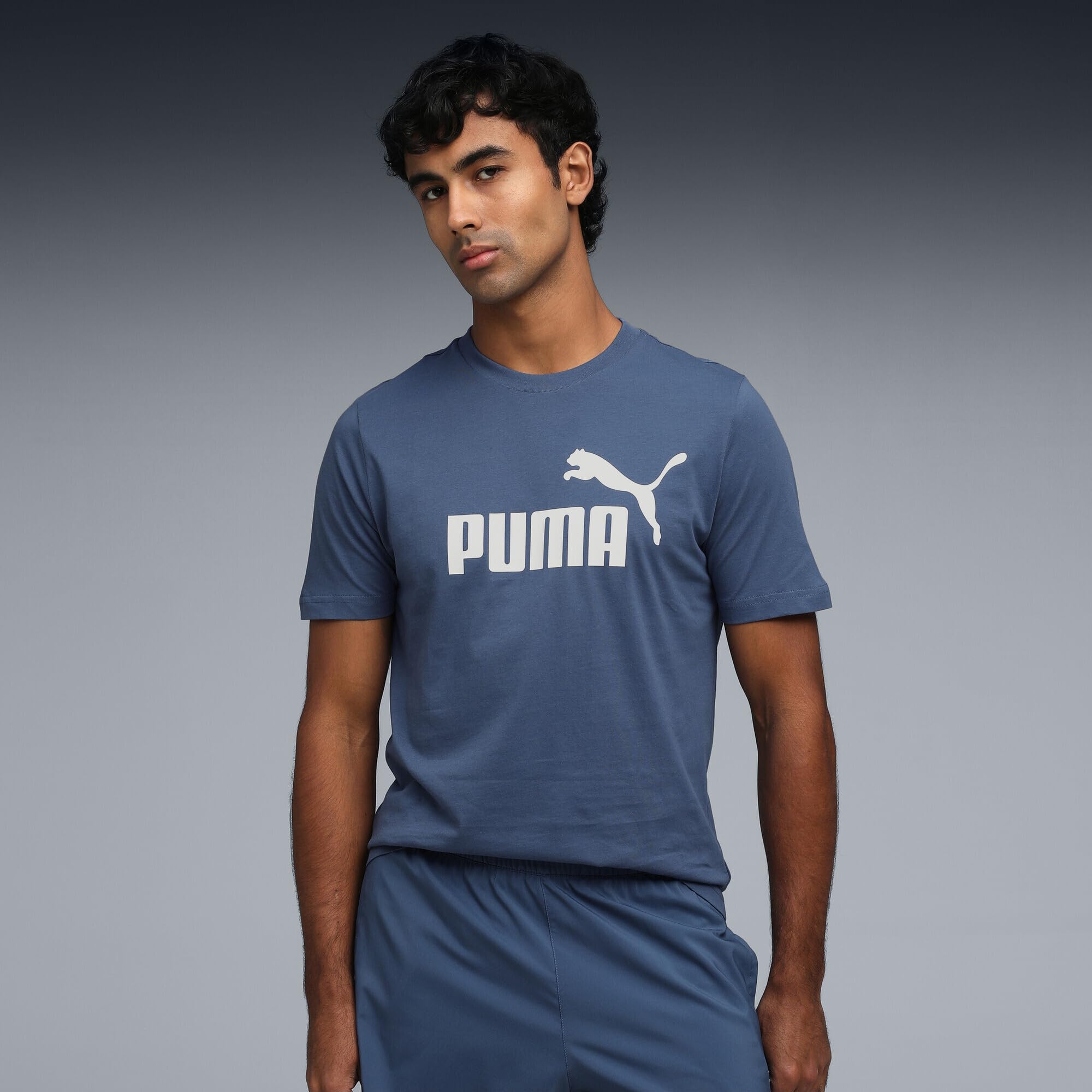 PUMA Unisex ESS No. 1 Logo tee (S) Tees (Pack of 1)