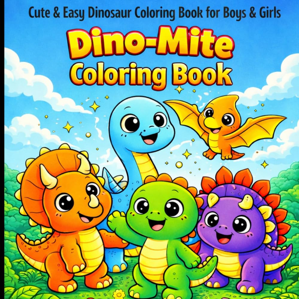 Dino-Mite Coloring Book