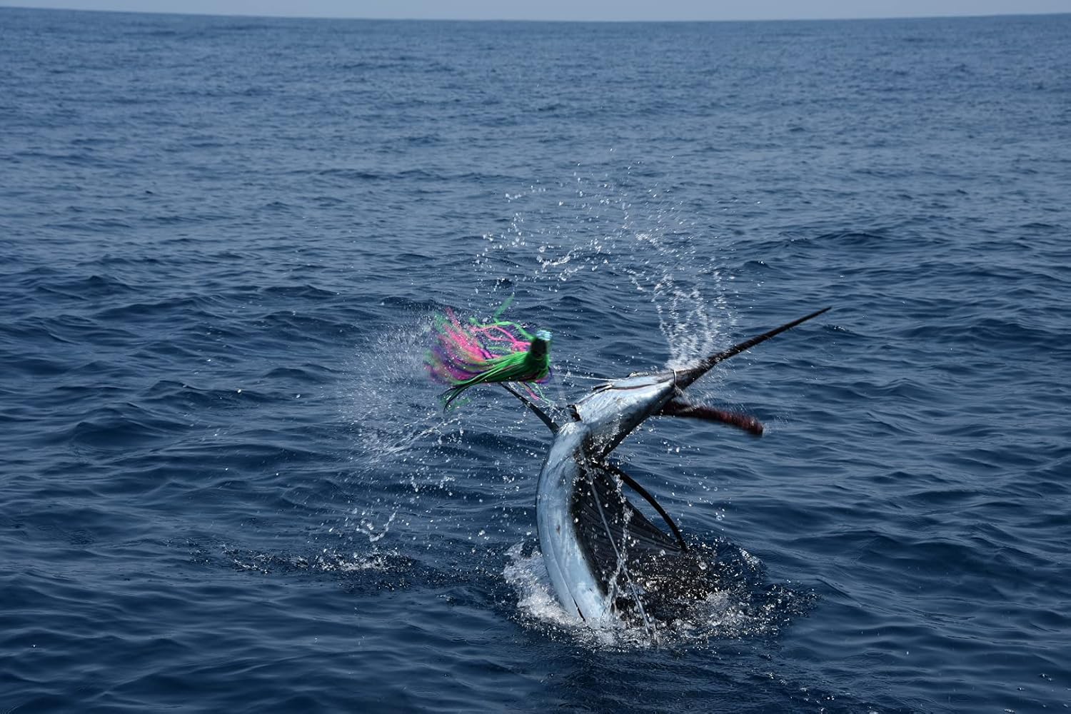 #50 Typhoon Green Shell UV 15" Urethane Marlin Big Game Trolling Lure Choose Rigging Options | Made in The USA |