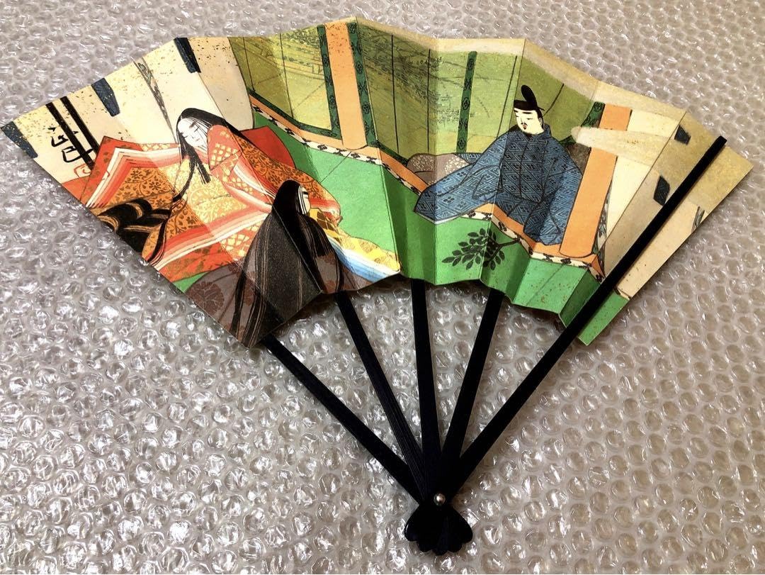 飾り扇子12本コレクション花暦東笙蒼作フランクリン画廊