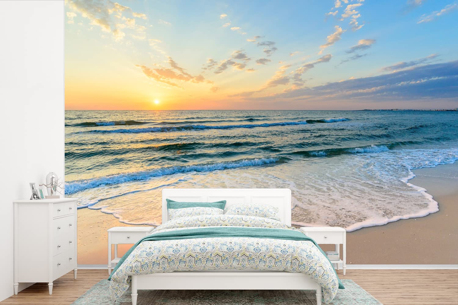 Papier peint imprimé plage et mer paysage grand panorama mural 360x240