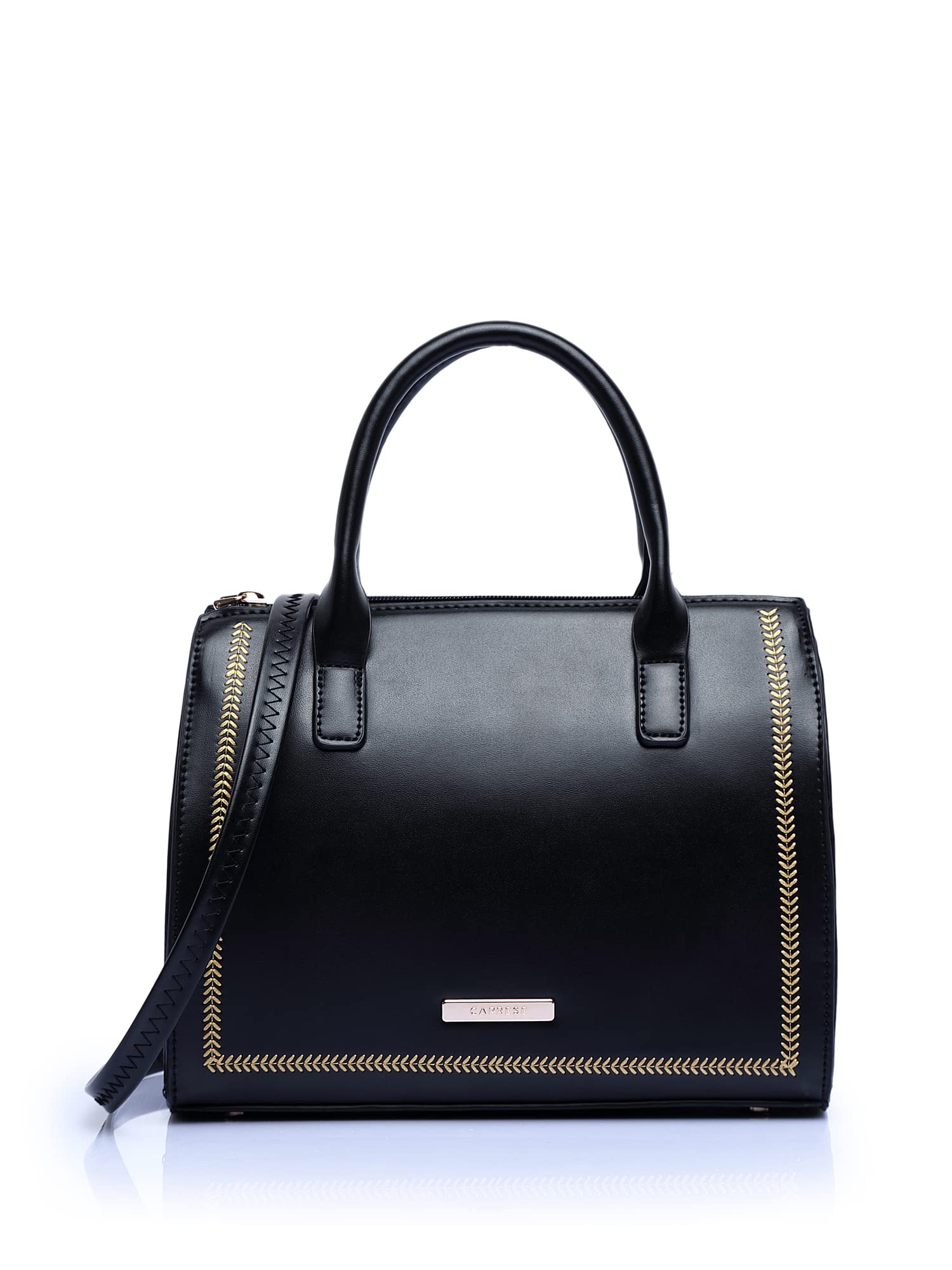 Caprese womens POPPY S Small BLACK Satchel (B0844BXQ5Z) Amazon Price History, Amazon Price Tracker