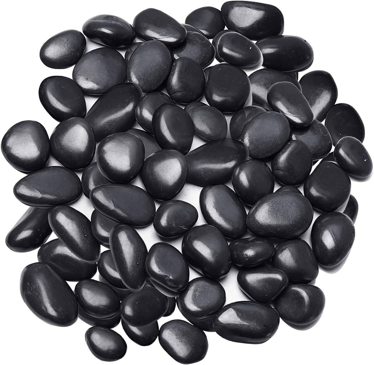 Suministros para terrarios, rocas del río Virekm, guijarros ornamentales decorativos | Piedras de paisajismo de jardín, relleno de grava para decoración del hogar, lecho de flores, pecera, plantas, jarrones, suculentas