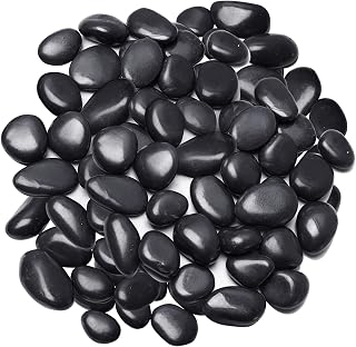 VIREKM River Rocks Pebbles - Natural Decorative Stones for Terrariums, Aquariums, Gardens, Succulents, Vases & Landscaping (1-2 lbs)