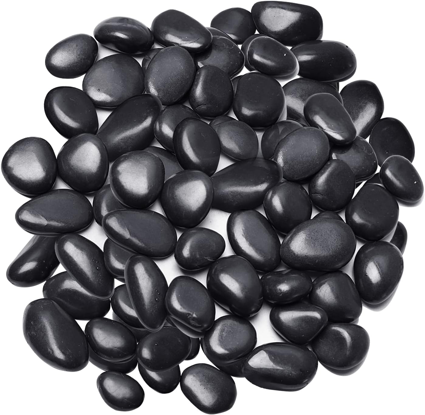 Terrarium Supplies,Virekm River Rocks, Decorative Ornamental Pebbles,Garden Landscaping Stones,Gravel Filler for Home Decoration Flower Bed Fish Tank Plants Vases Succulents
