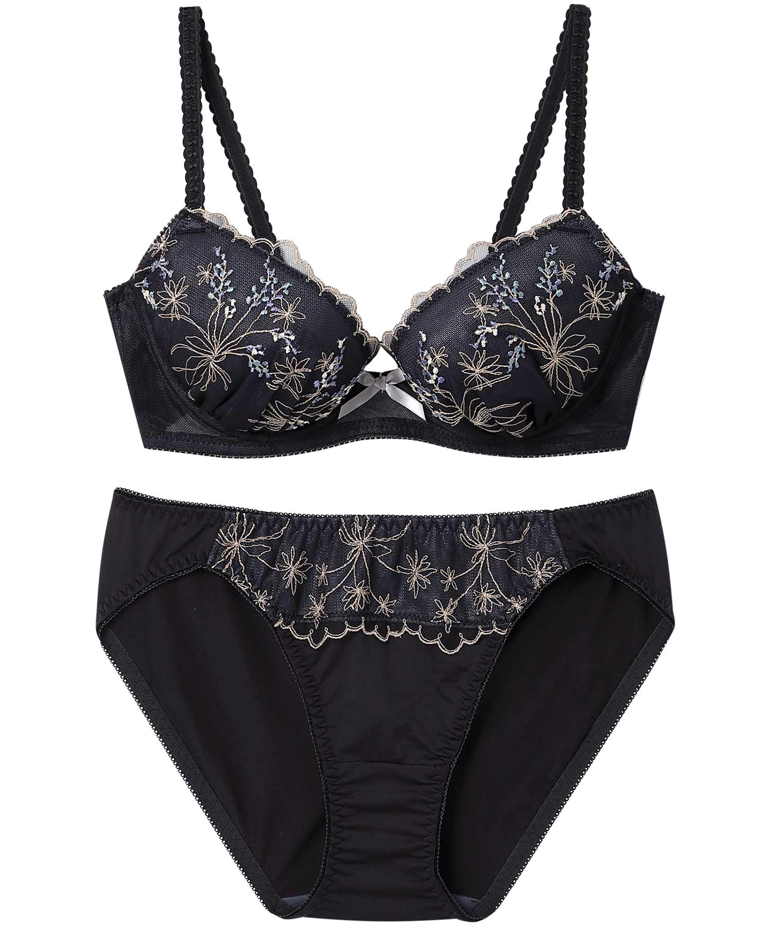 AMPHI(アンフィ) ブラジャー ショーツセットまる胸メイク WEB限定カラーあり 【ブラショーツセット】 上下セット ブラ BCC224レディース