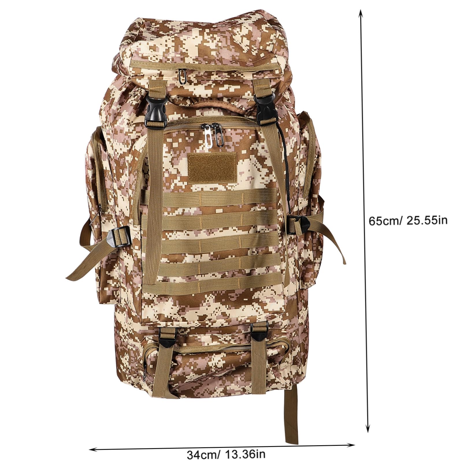 KOMBIUDA L Panno di Oxford Impermeabile Casual Borsa da Trekking Posteriore Viaggio All'Aperto Indietro Indietro Mens Borsa da Viaggio Posteriore per I Viaggi di Campeggio Borse da