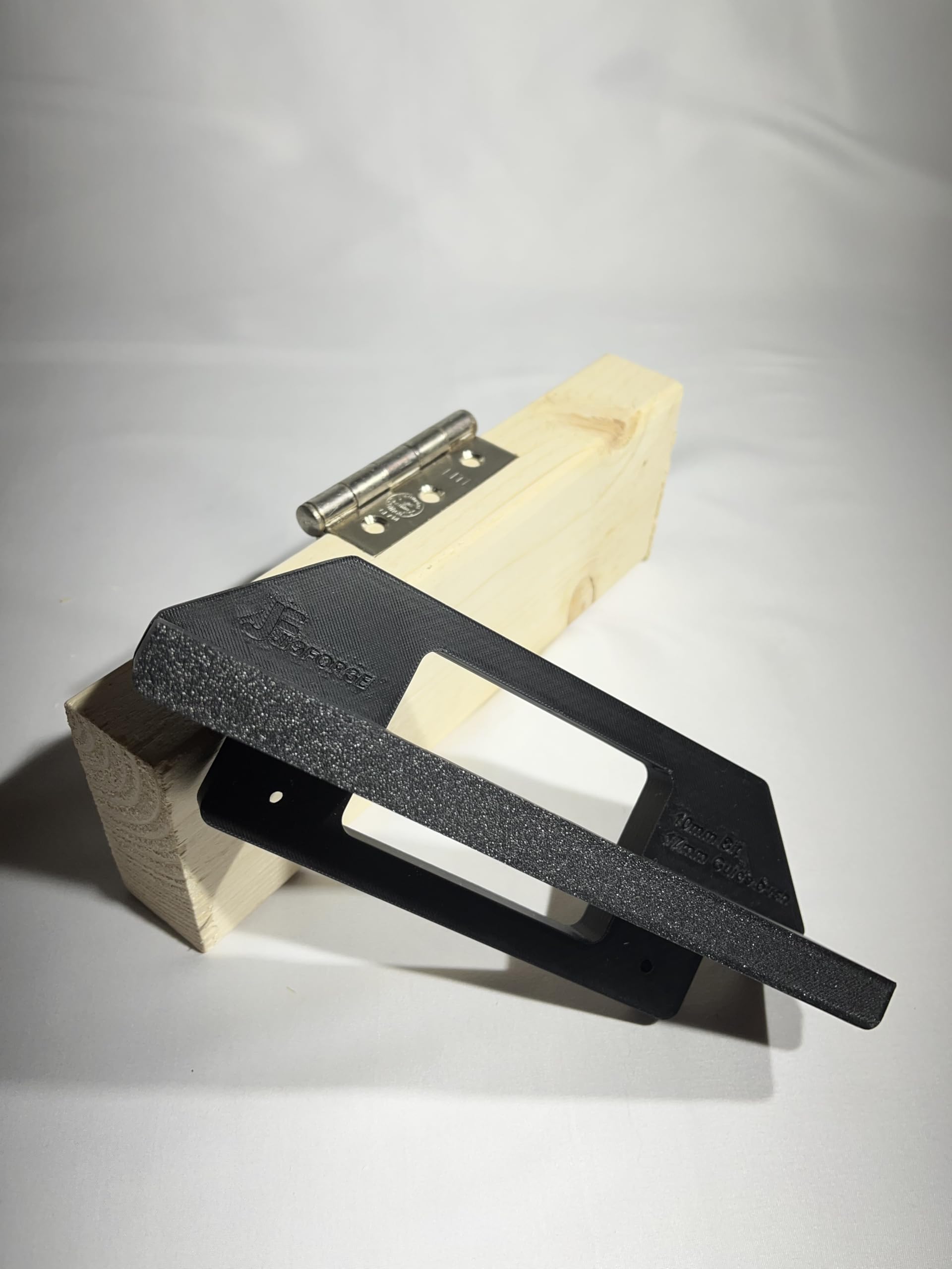 Jig Forge - Heavy Duty - 76 mm Door Hinge jig, for Doors and Door Frames (76 mm), Black
