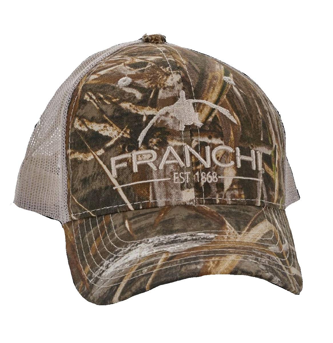 Stoeger Franchi Logo Trucker Hat, RT Max 5 Camo, Mesh Snapback - 91226