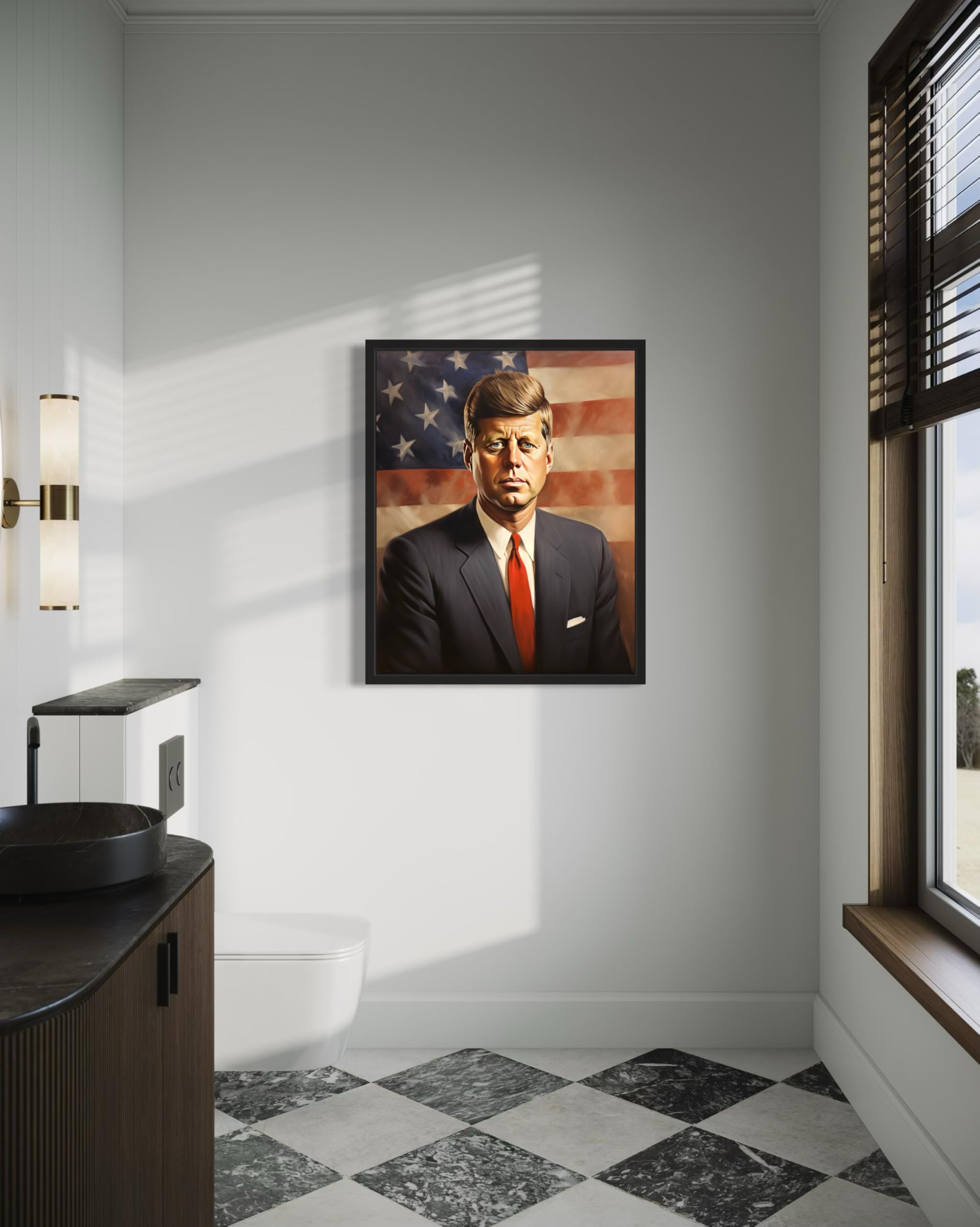 Amazon.co.jp: ジョン・F・ケネディ大統領ウォールアートプリント