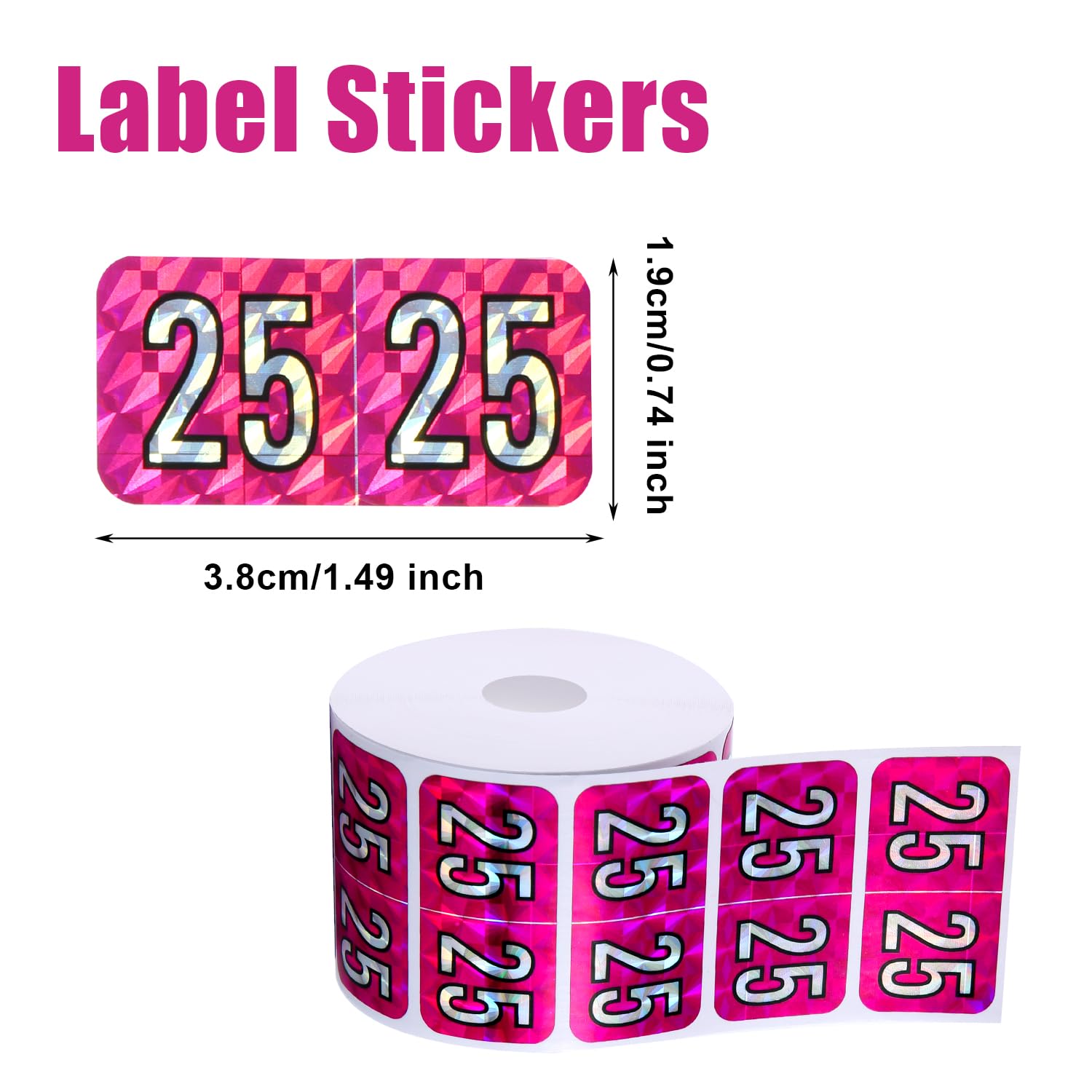 500pcs 2025 Year Stickers - Image 2