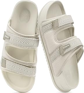 Mens Casual Sandals Comfortable Orthopedic Arch Support Plantar Fasciitis Beach Sport Walking Shoes Recovery Memory Foam Cushion Slides Slip On Slippers Indoor Outdoor