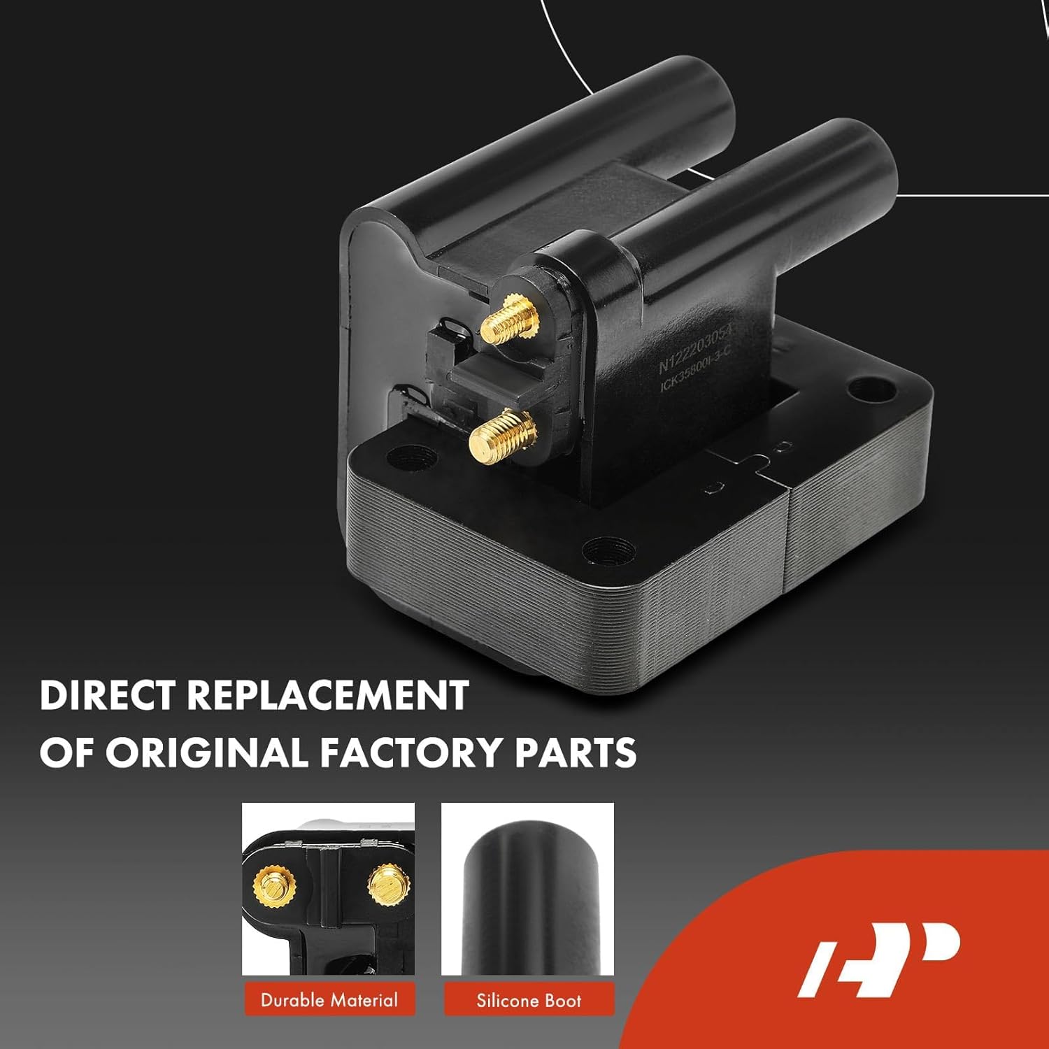 A-Premium 3x Ignition Coil Pack and 6x Iridium Spark Plugs Compatible with Hyundai Sonata 2002 2003 2004 2.7L